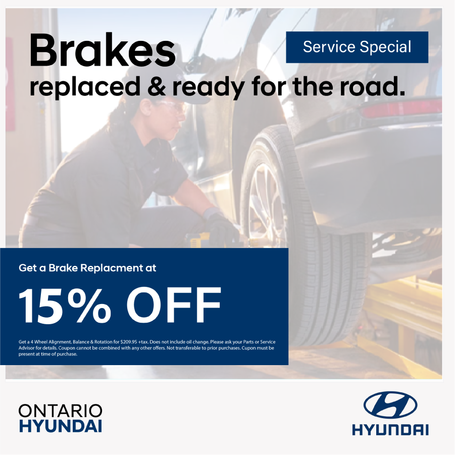 15% OFF – BRAKE REPLACEMENT